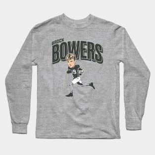 Brock Bowers Caricature Long Sleeve T-Shirt